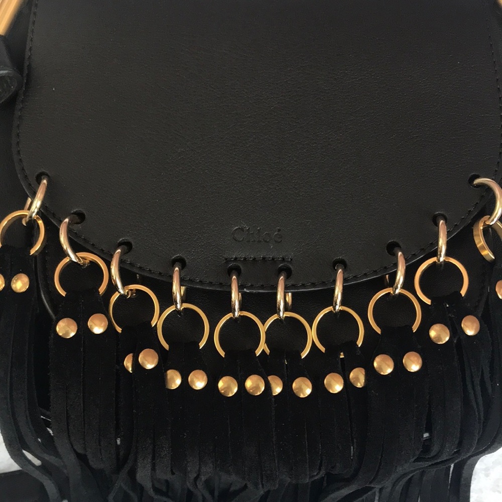 CHLOÉ small fringed Hudson shoulder bag - Picture 2 of 6